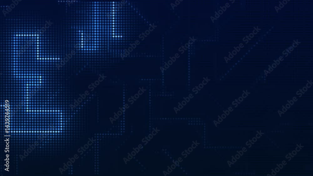 Abstract technology corporate background digital dots and lines grid looping textur, Presentation Background, Futuristic Motion Style Abstract technology corporate background digital dots and lines grid looping textur, Presentation Background, Futuristic Motion Style