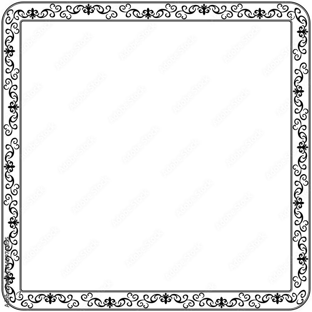 Square Elegant Frame Border Square Elegant Frame Border