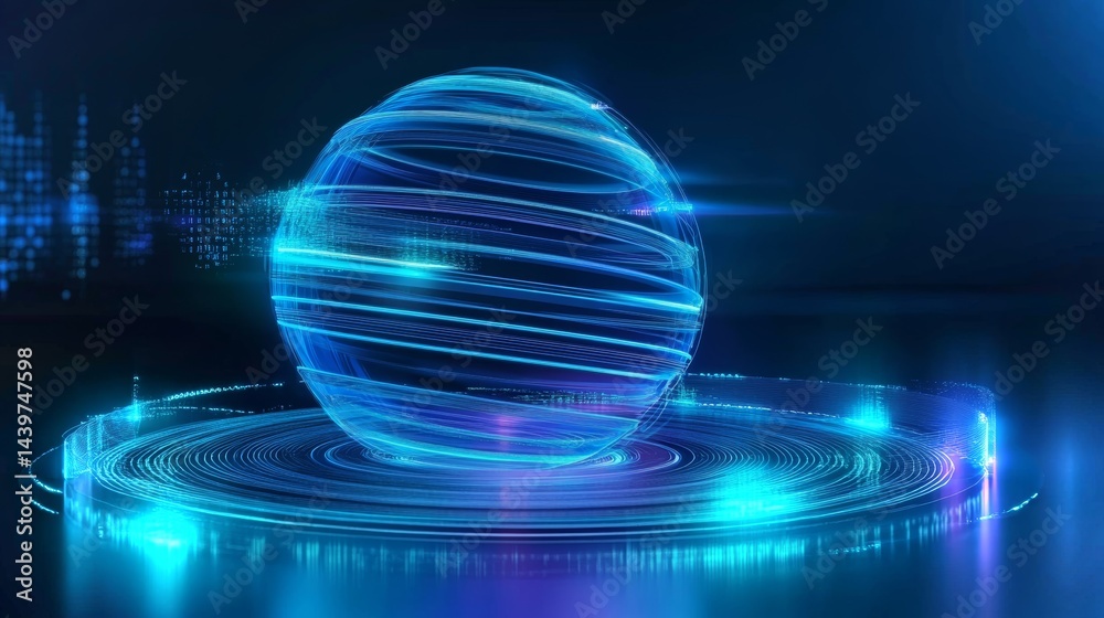 Floating isotherm projection embodies creative advances in science and technology