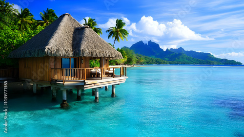 Luxury Overwater Bungalow in Tropical Paradise