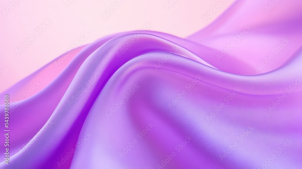 Fototapeta premium Purple soft flowing fabric texture