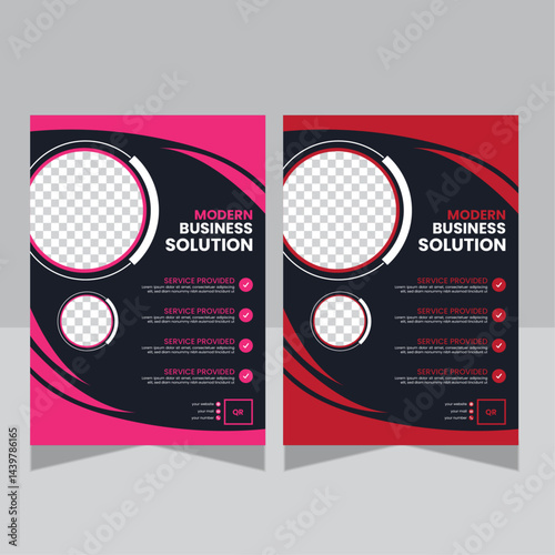 a bundle of templates of different colors a4 flyer template, modern business flyer template, abstract business flyer and creative design, company flyer and editable vector template design