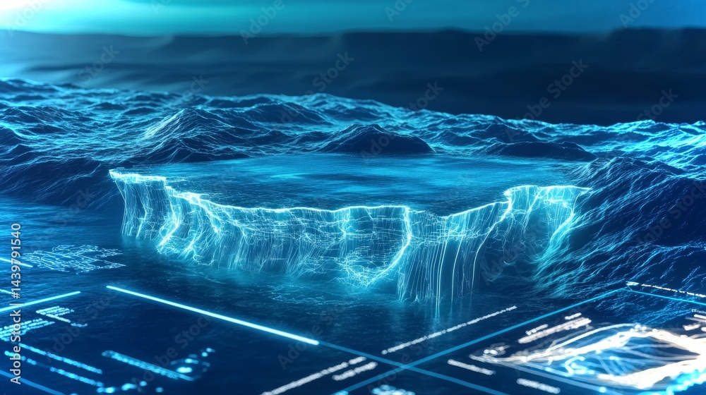 Visualizing ice sheet collapse through innovative tech in a scientific lab