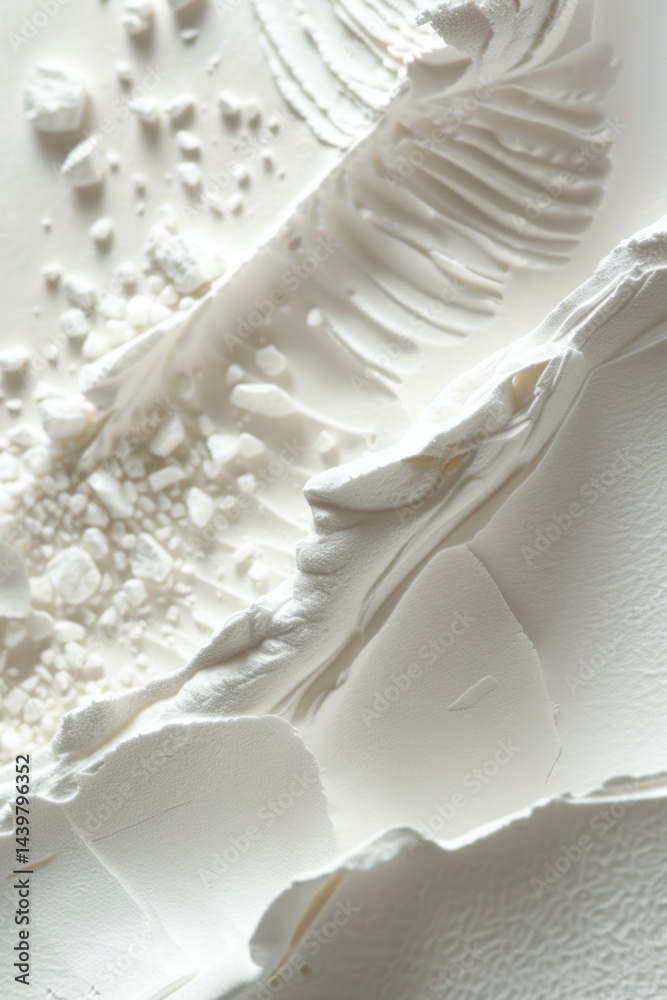 Close-up of gel-like texture with shimmering bubbles, set against a white backdrop Close-up of gel-like texture with shimmering bubbles, set against a white backdrop