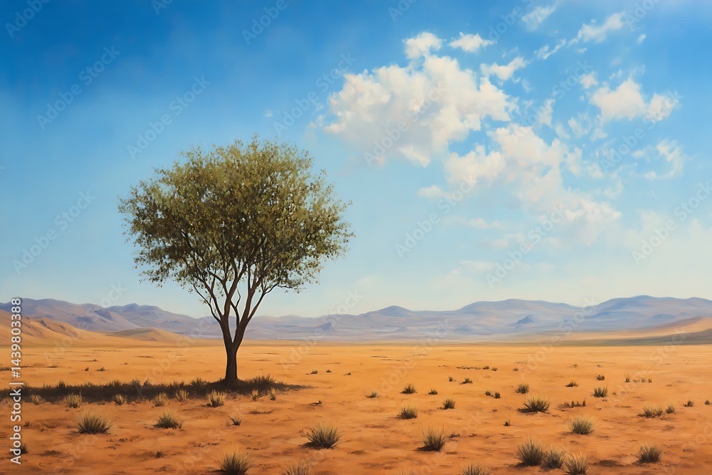 tree in the desert tree in the desert