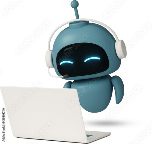 chatbot using laptop