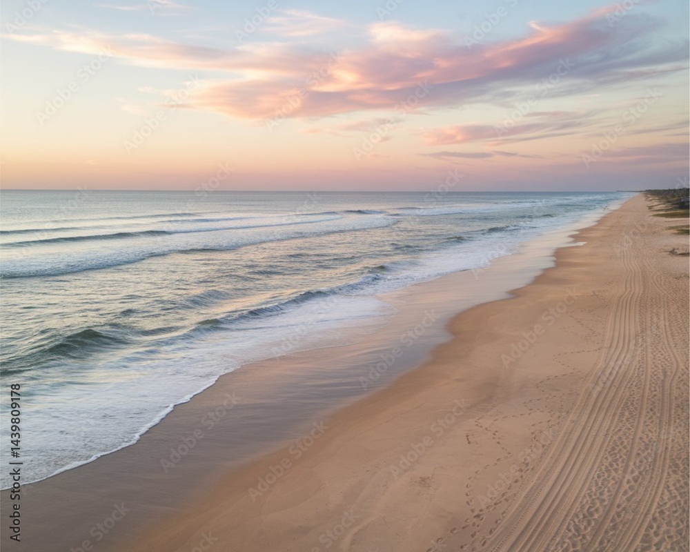 Obraz premium sunset on the beach