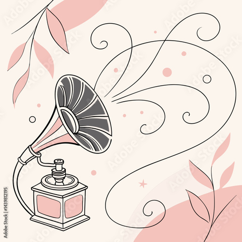 Abstract Perfume Splash Vector Background with Pastel Colors and Swirling Lines, Perfect for Cosmetic Advertisement Banners, Social Media Campaigns, and Website Headers.