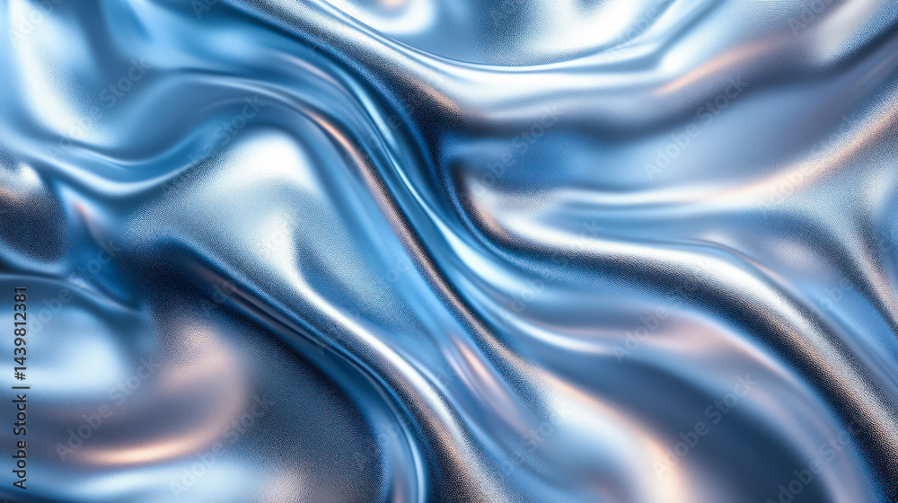 Abstract smooth flowing waves of shiny blue satin fabric, symbolizing elegance, luxury, softness, fluidity, and stylish modern artistic backgrounds.
Abstract smooth flowing waves of shiny blue satin fabric, symbolizing elegance, luxury, softness, fluidity, and stylish modern artistic backgrounds.