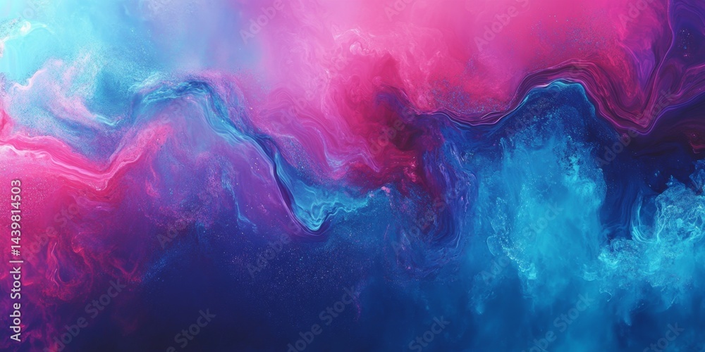 Fototapeta premium Abstract Vibrant Color Painting