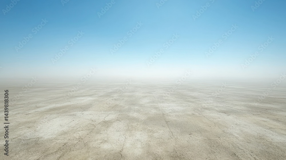 Fototapeta premium Horizon Open space under a vast, bright blue sky