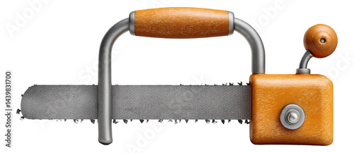 Creative combination of a cheese grater and a hand crank forming an unusual kitchen tool design.