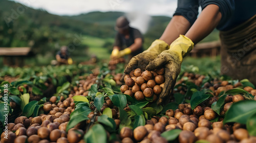 Macadamia Nut Harvesting: A Glimpse into Farming and Agriculture