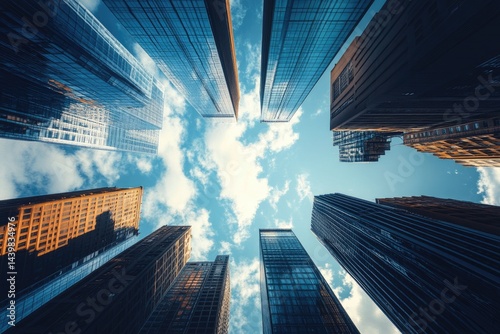 Skyscrapers reaching for the sky (4) photo