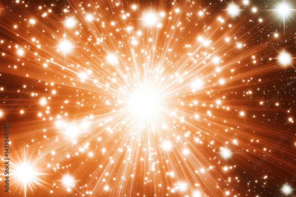 Naklejka premium Exploding lightburst background