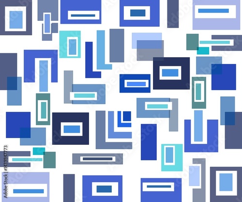 Blue concept digital style, 