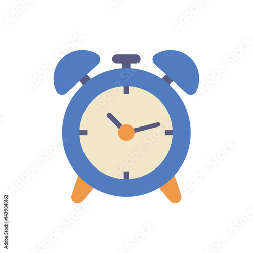 blue alarm clock