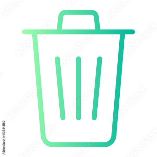 delete gradient icon