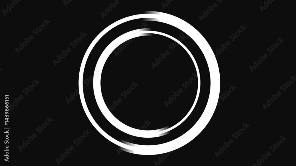 circle frame loading icon background animation on black background with blank space for logo or text circle frame loading icon background animation on black background with blank space for logo or text