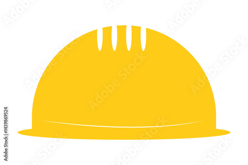 helmet icon on white background, vector illustration.