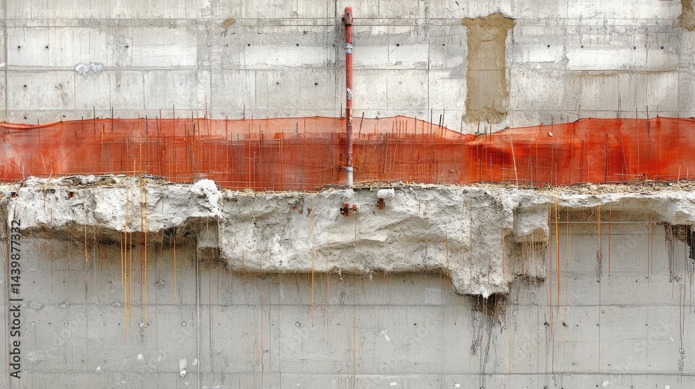 Foundation cracks forming on poorly managed building project