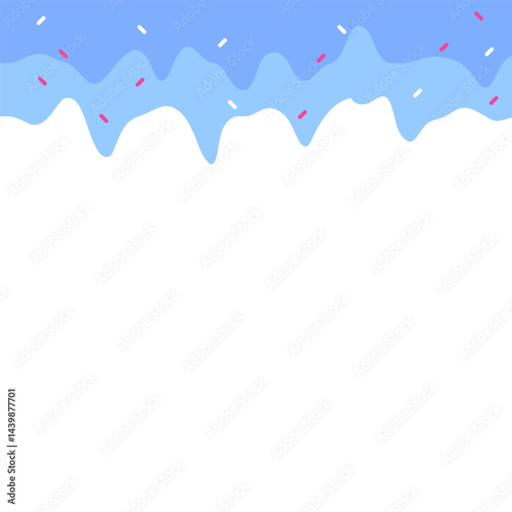 Obraz premium Melting Ice Cream Header