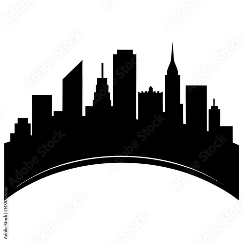city skyline vector illustration