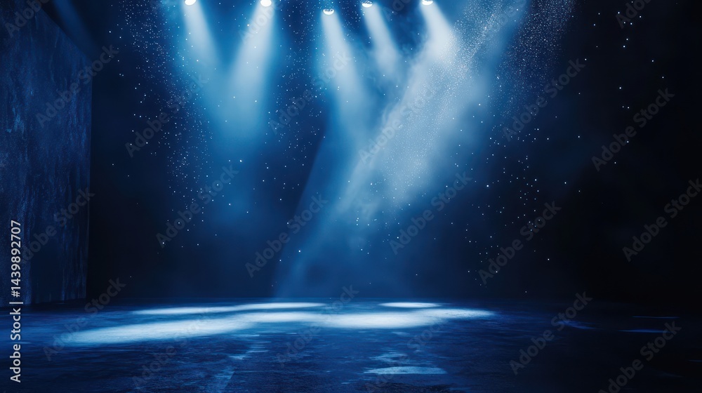 custom made wallpaper toronto digitalDramatic spotlight illumination dark room