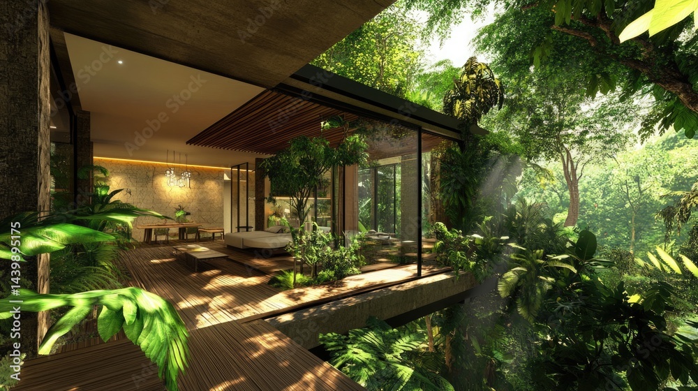 Luxury Jungle Villa: Modern Design Meets Lush Tropical Paradise Luxury Jungle Villa: Modern Design Meets Lush Tropical Paradise
