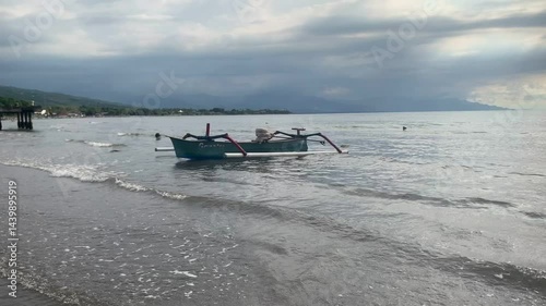 Lovina Beach in Bali, Sea