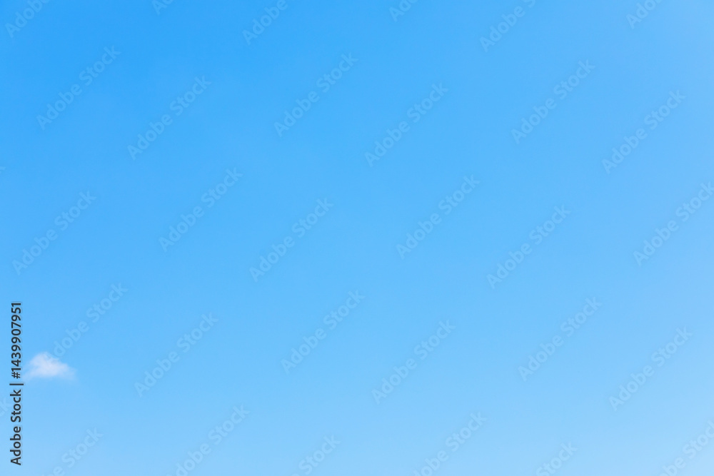 Clear blue sky background and empty space for your design.