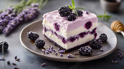 Lavender Blackberry Cheesecake: A Creamy Delicious Dessert