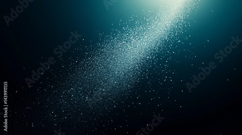 Obraz na płótnie Soothing Teal Green Blue Gradient Background, Glowing Noise Texture, Calm, Tranquility w salonie