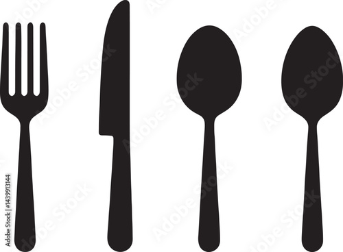 fork spoon and knife