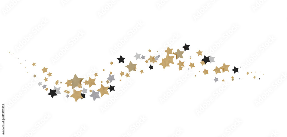 Festive Celestial Cascade: Mesmerizing 3D Illustration of Descending Christmas Stars Festive Celestial Cascade: Mesmerizing 3D Illustration of Descending Christmas Stars
