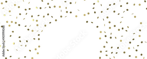 Gold confetti background, i...