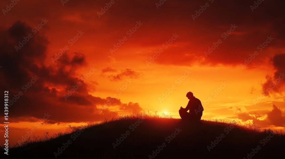 Fototapeta premium Sunset Silhouette