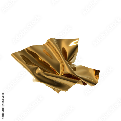 The luxurious drape of gold...