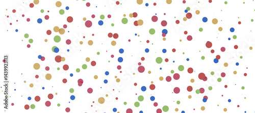 Wallpaper Mural Sunburst and colorful confetti background frame illustration Torontodigital.ca