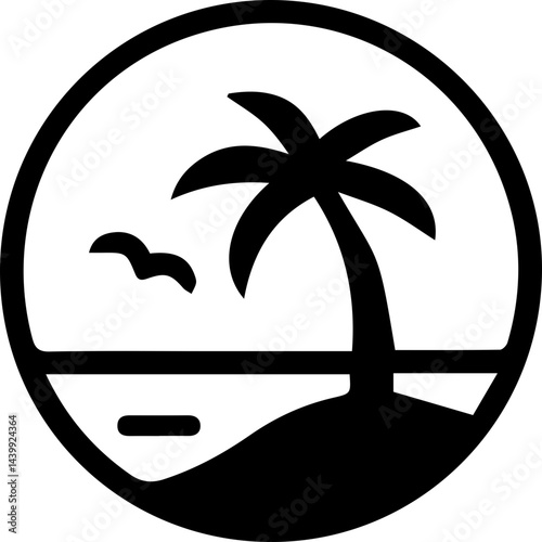 Beach Scene Icon