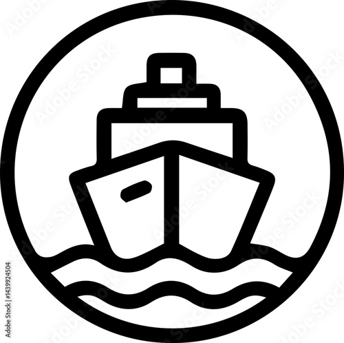 Cruise Ship Icon