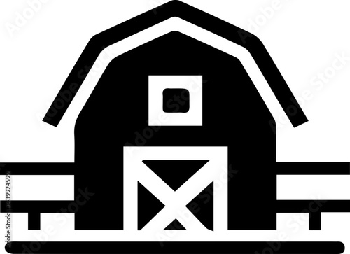 Barn Icon Illustration