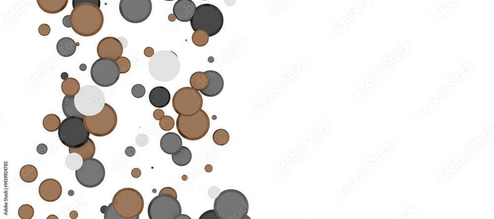 Glittering Triumph: Mind-Blowing 3D Illustration of gold  Confetti Celebration
