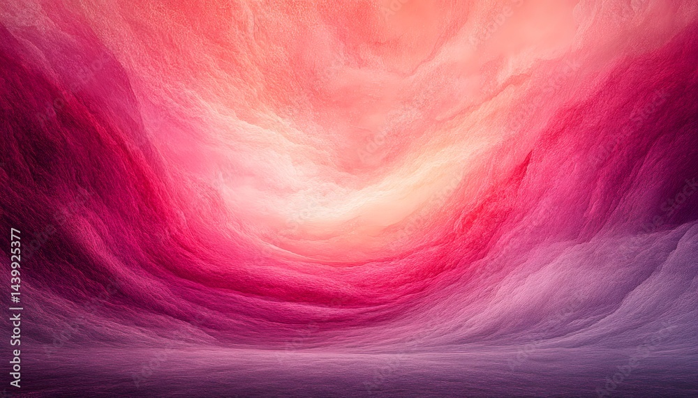 A swirling abstract composition with shades of pink and red