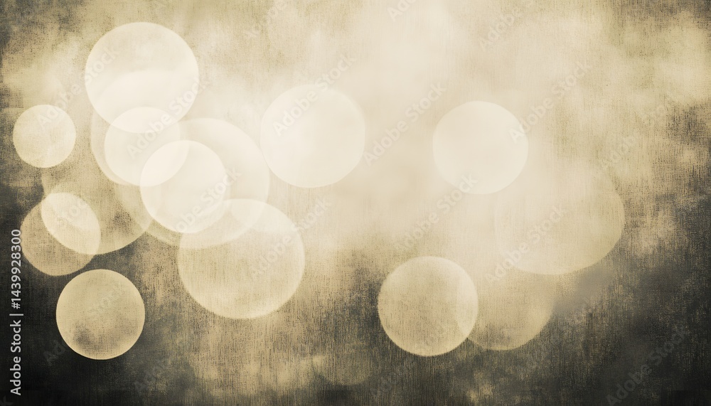 Soft blurred circles create an abstract textured background image