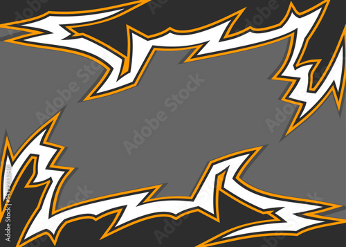 Simple background with geometric tribal pattern and with some copy space area