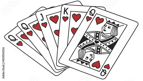 royal flush poker hand