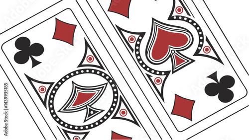 playing cards and poker cards
