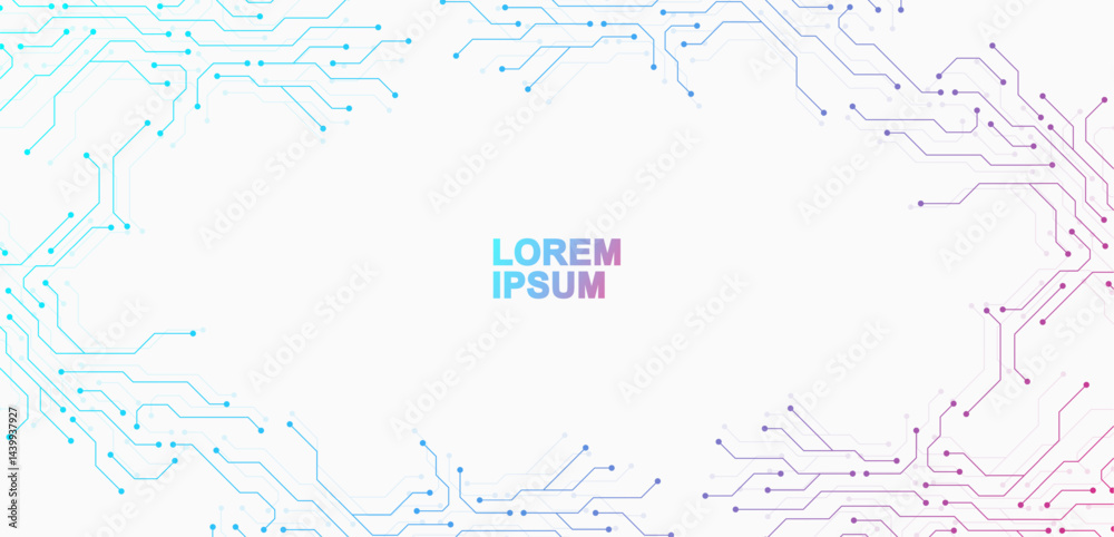 Circuit board digital abstract background. Motherboard technology texture design. AI semiconductor and computer processor on tech bg. Vector illustration Circuit board digital abstract background. Motherboard technology texture design. AI semiconductor and computer processor on tech bg. Vector illustration