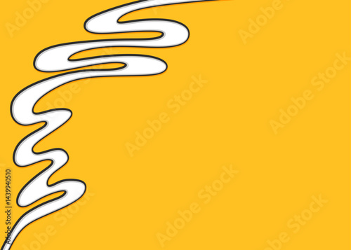 Abstract background with wavy line pattern and with some copy space area